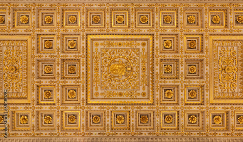 Rome - roof of st. Pauls basilica - San Paolo fuori le Mura