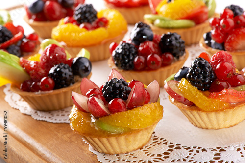 Baking with berries and fruits