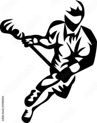lacrosse player