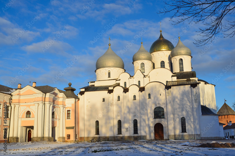 Obraz premium Великий Новгород, Софийский собор в кремле