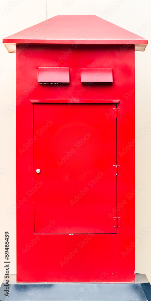 Red mailbox Red mailbox