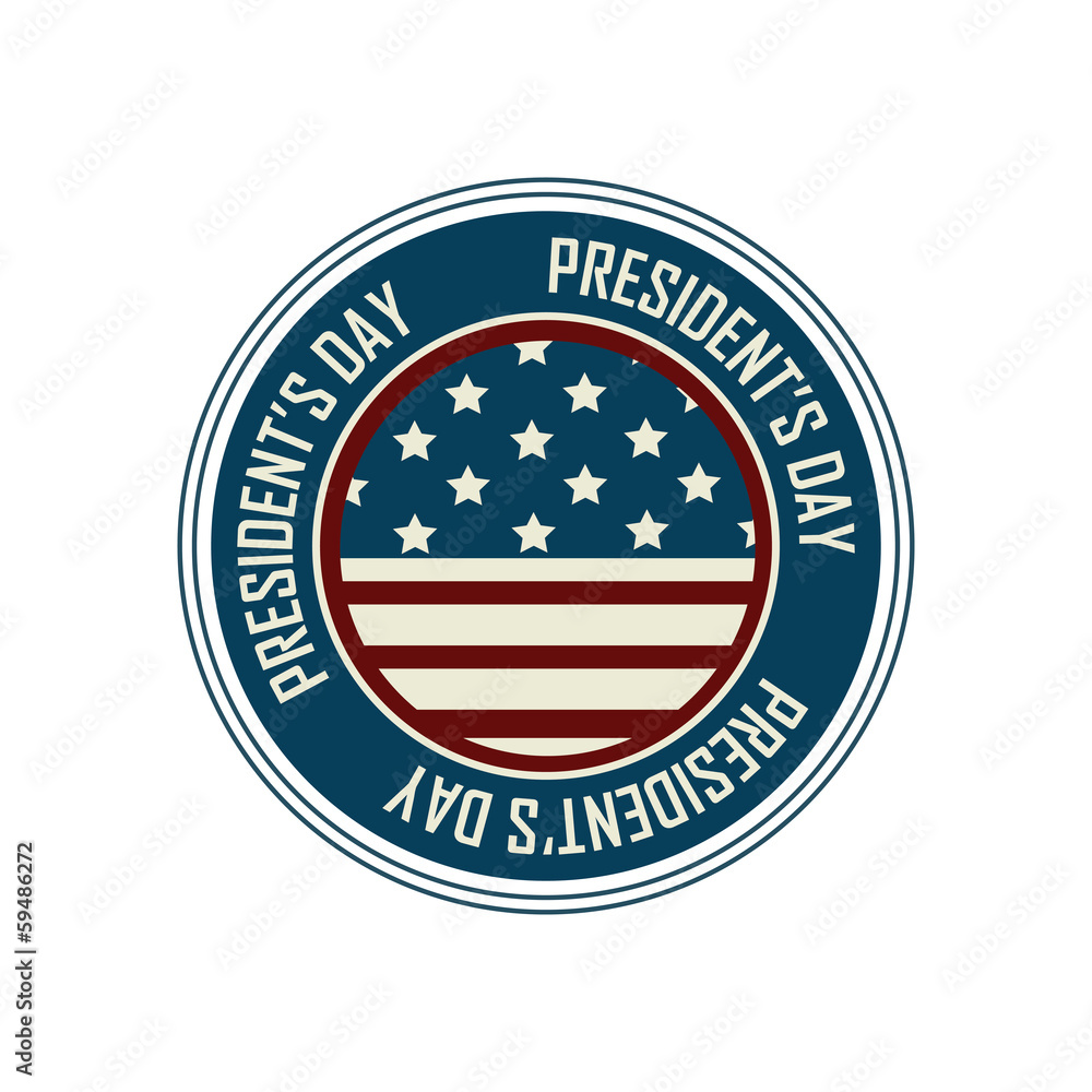 president's day label