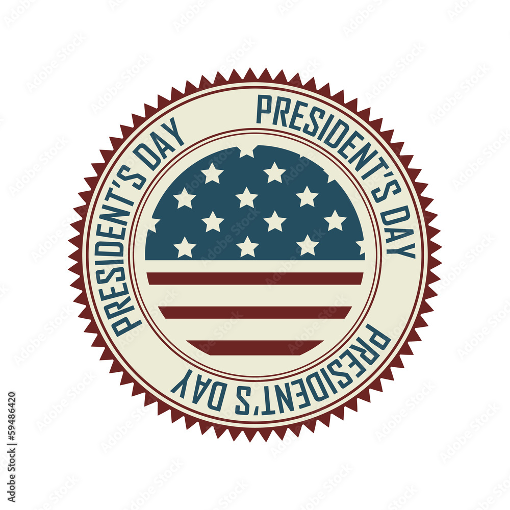 President's day label President's day label