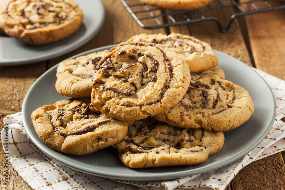Chocolate Chip Peanut Butter Pinwheel Cookie Chocolate Chip Peanut Butter Pinwheel Cookie
