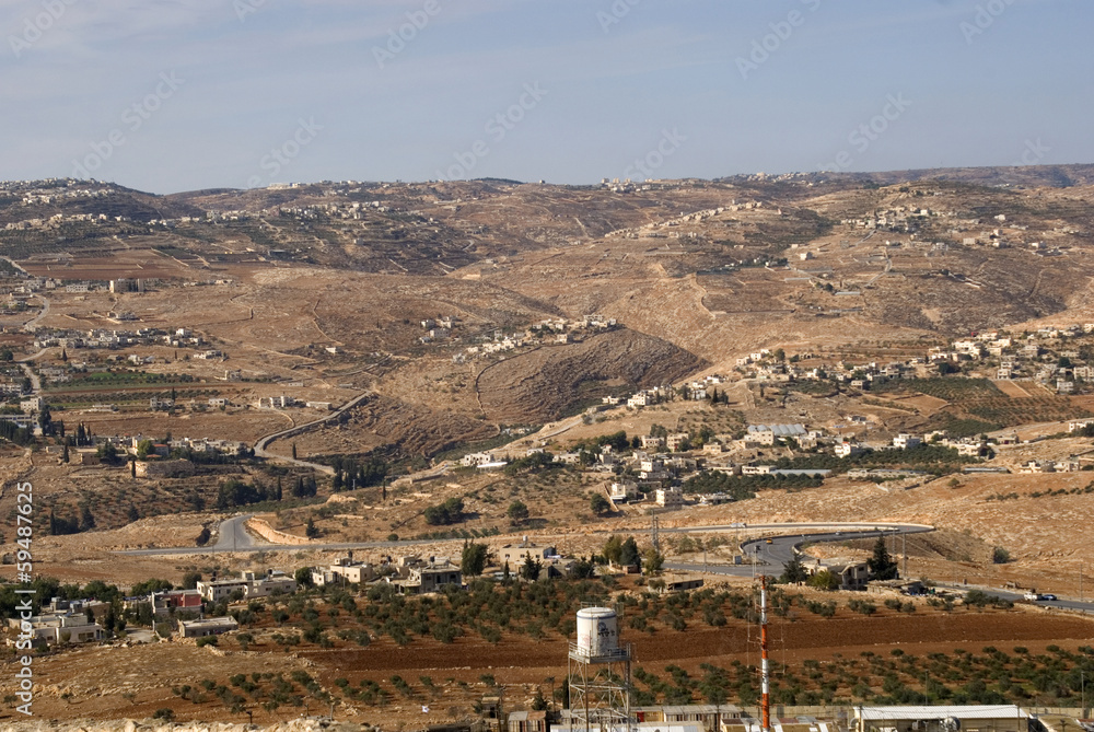 View from Herodium, Palestine