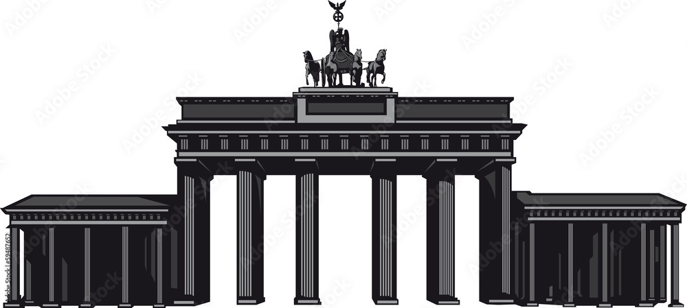 Obraz premium Brandenburger Tor Berlin