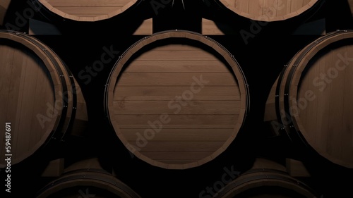 Wine barrels zoom