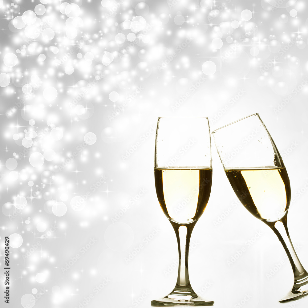 Glasses with champagne Glasses with champagne