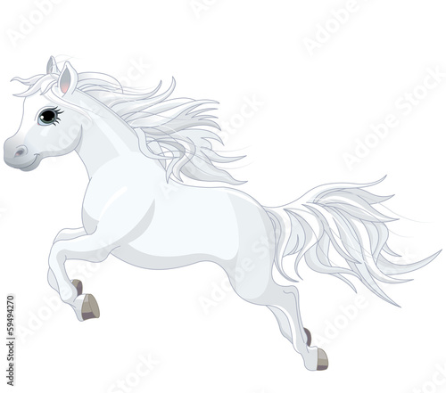Running horse