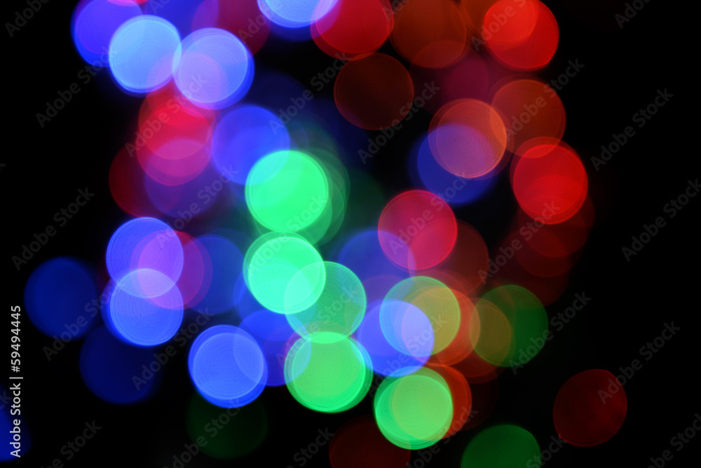 Festive background of lights Festive background of lights