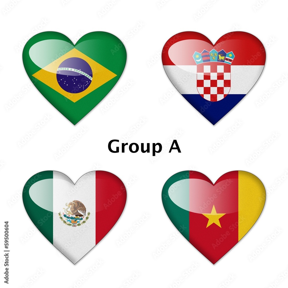 Group A, Brazil, Croatia, Mexico and Cameroon Group A, Brazil, Croatia, Mexico and Cameroon