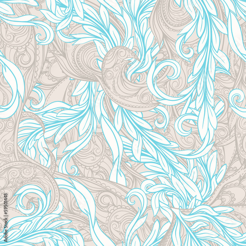 abstract beige and blue pattern