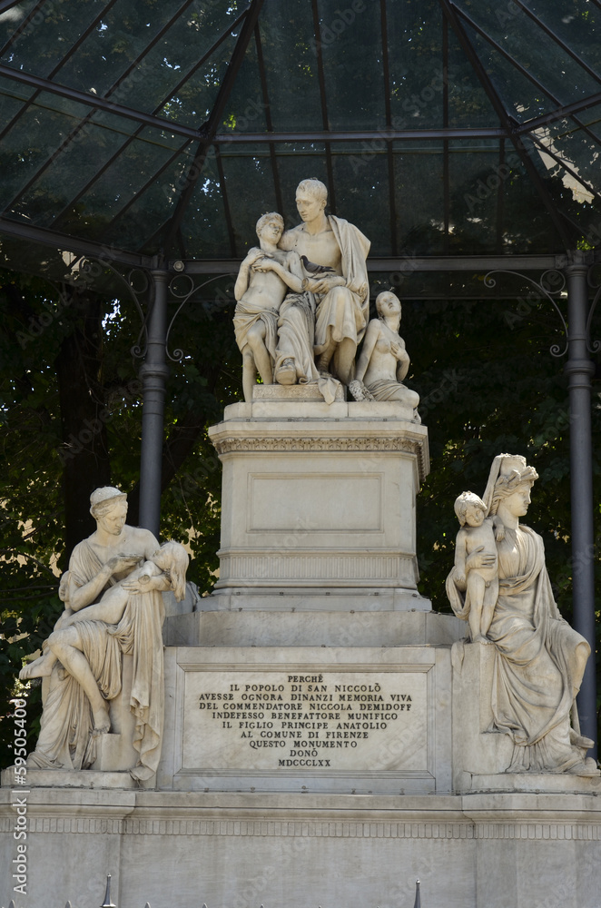 Fototapeta premium Monumento al Demidoff, Firenze 2