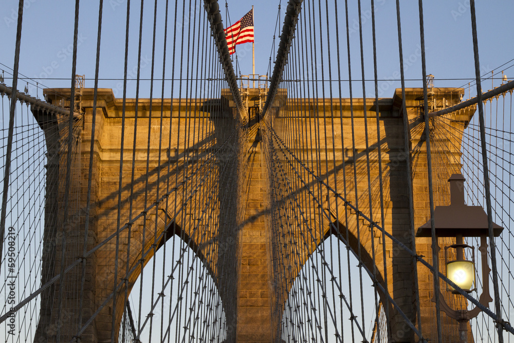 Obraz premium Most Brookliński