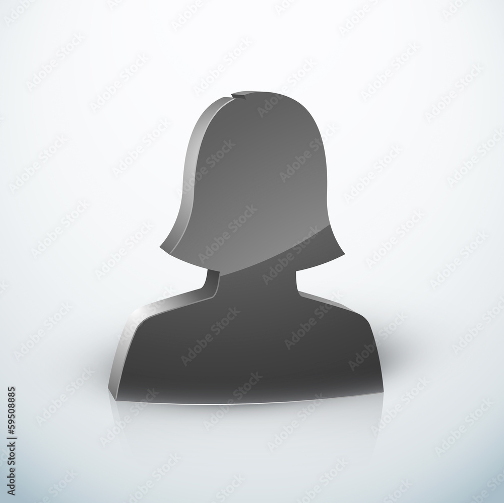 icône profil femme