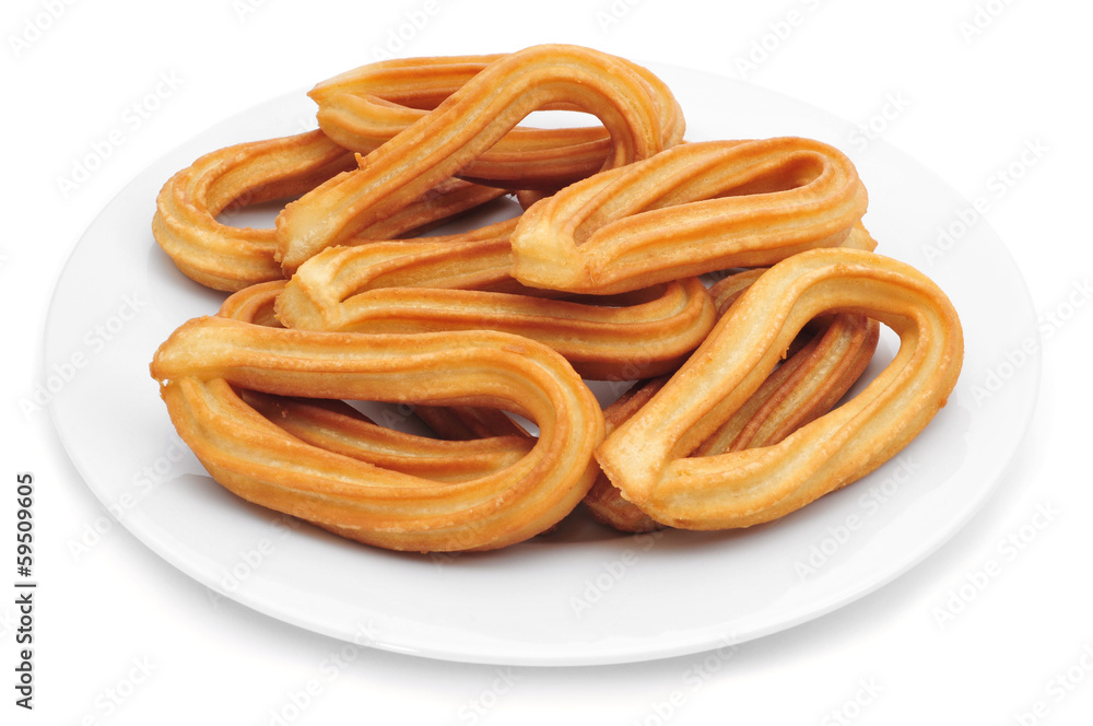 churros typical of Spain