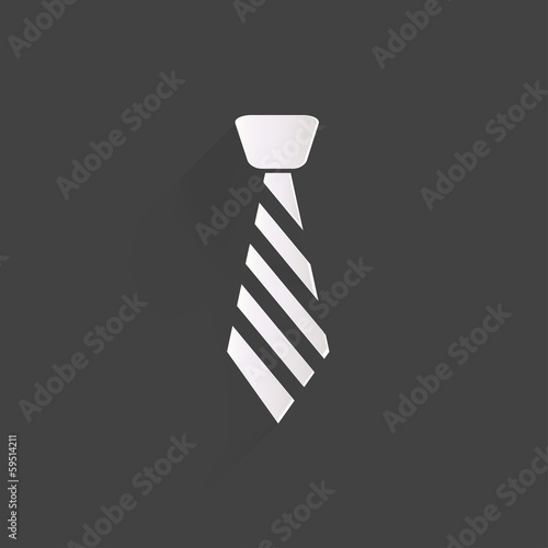 Hipster tie icon
