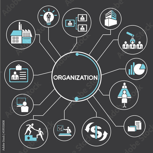 organization network, mind mapping, info graphics