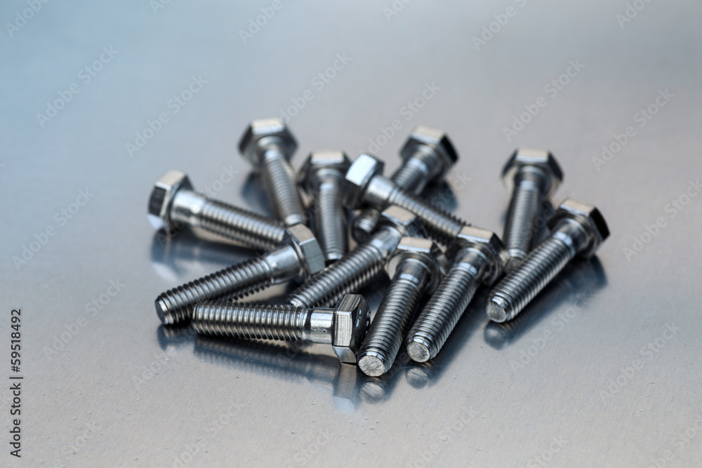 Group of Steel Bolts Group of Steel Bolts
