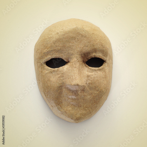 papier-mache mask