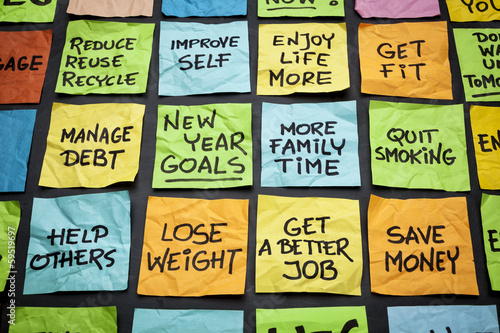 new year goals or resolutions