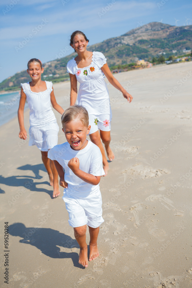 Cute kids on the beach Cute kids on the beach