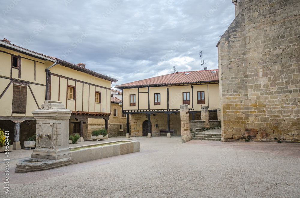 Square in Santa Gadea del Cid
