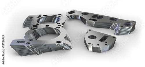 Punched metal parts