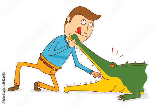 Crocodile Show-Do not try this at home