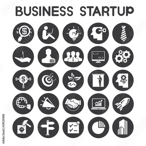 business start up icons