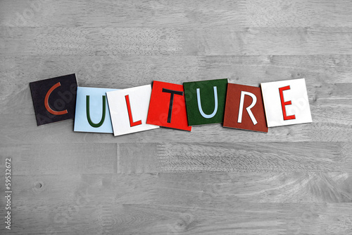 Culture sign for travel, the arts, tourism & tradition