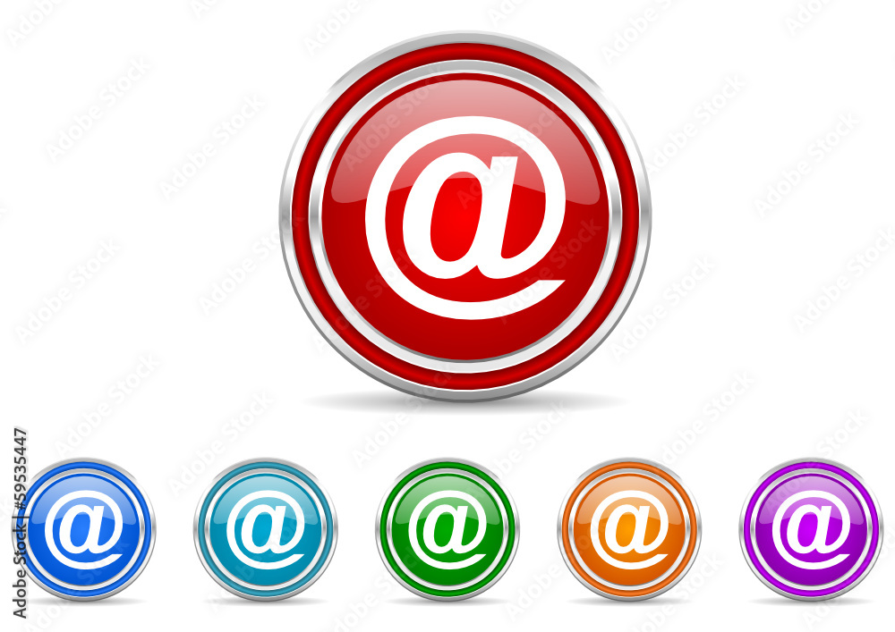mail icon vector set mail icon vector set