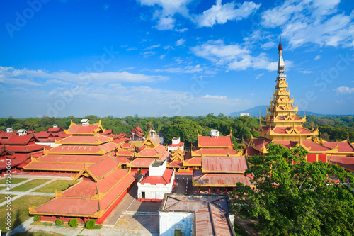 Mandalay palace  Mandalay  Myanmar