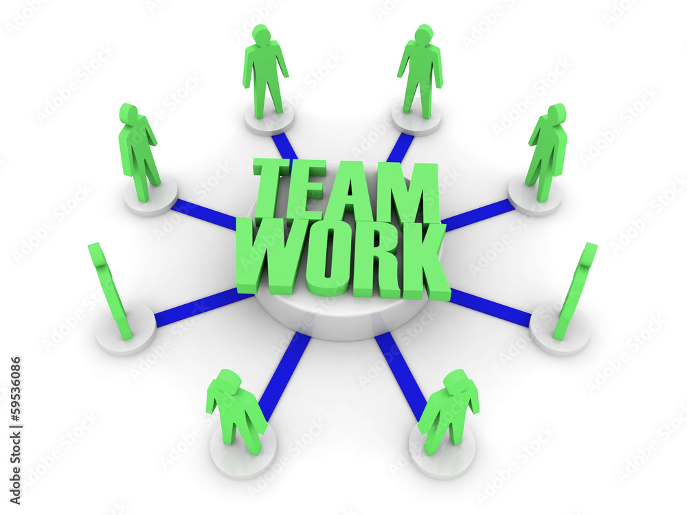 Teamwork. Working towards a common target. Teamwork. Working towards a common target.