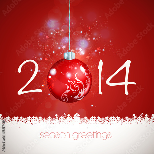 2014 New Year coloured Background