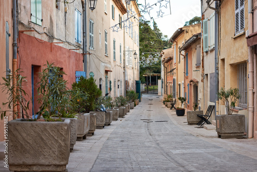 Street in Saint Tropez, France