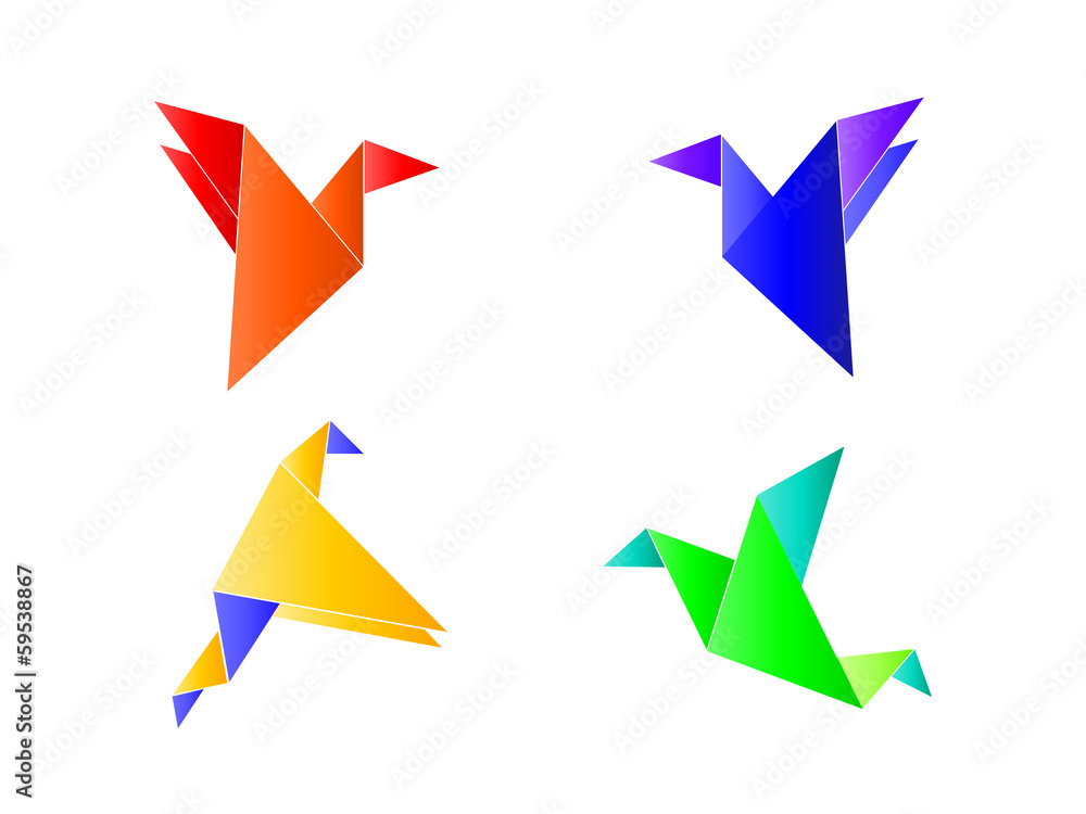origami birds