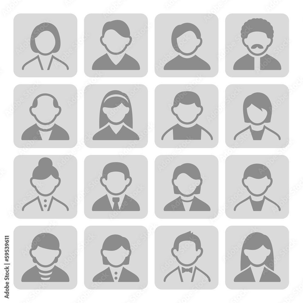 User icons set 3-2 User icons set 3-2