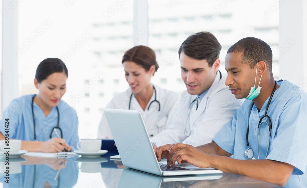 Doctors in a meeting at hospital