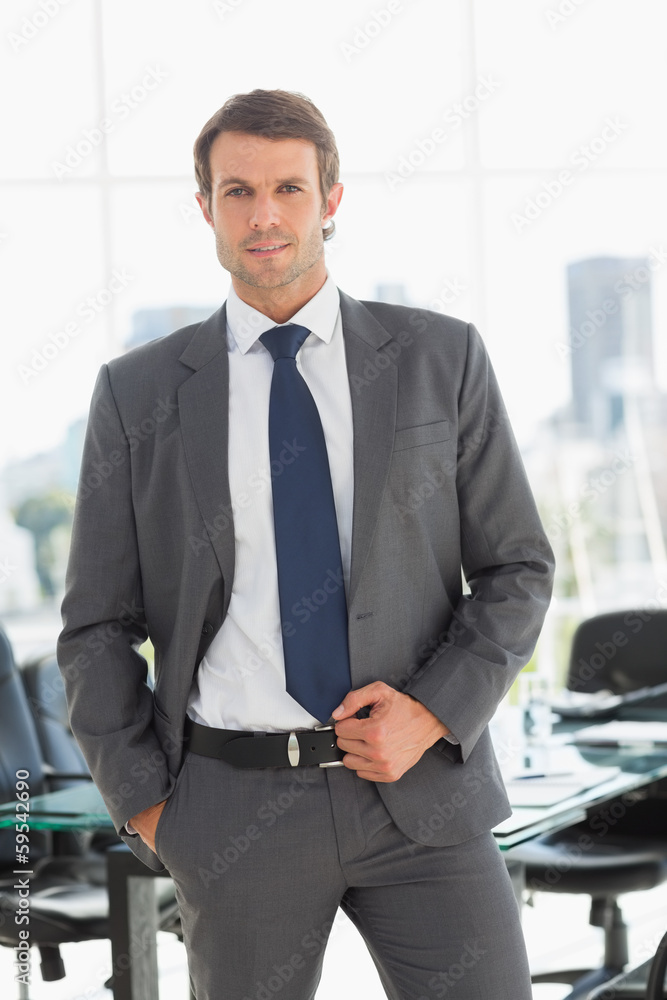 Portrait of a handsome businessman in office Portrait of a handsome businessman in office