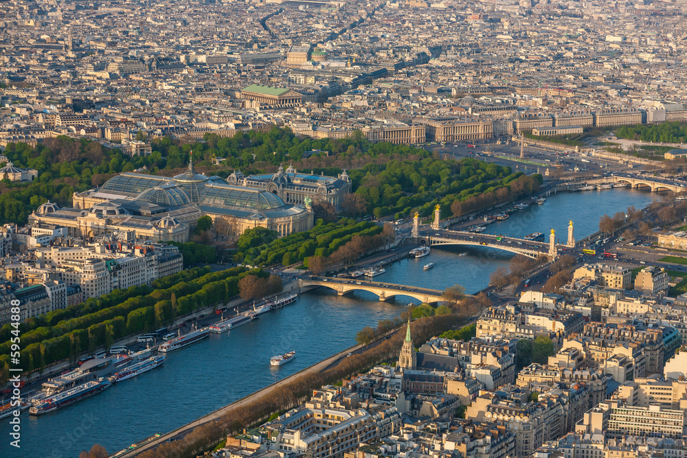 Obraz premium Paris from top view