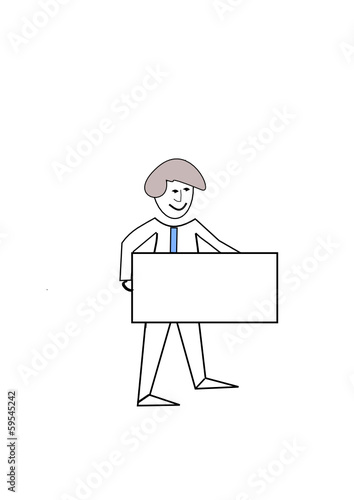 Mann, Chef, Werbung