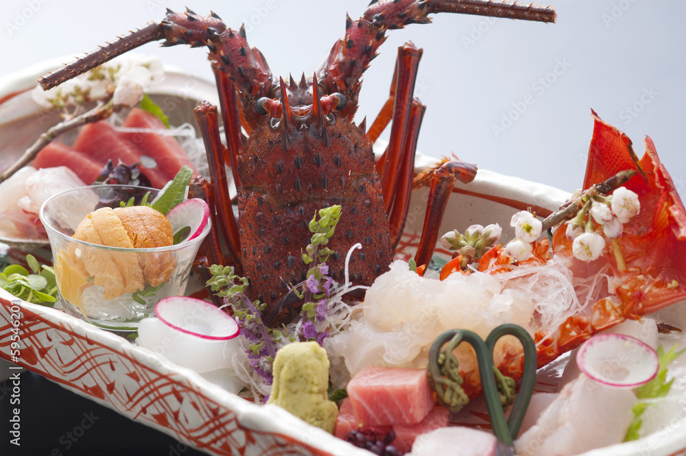 伊勢海老の刺身 Stock Photo Adobe Stock