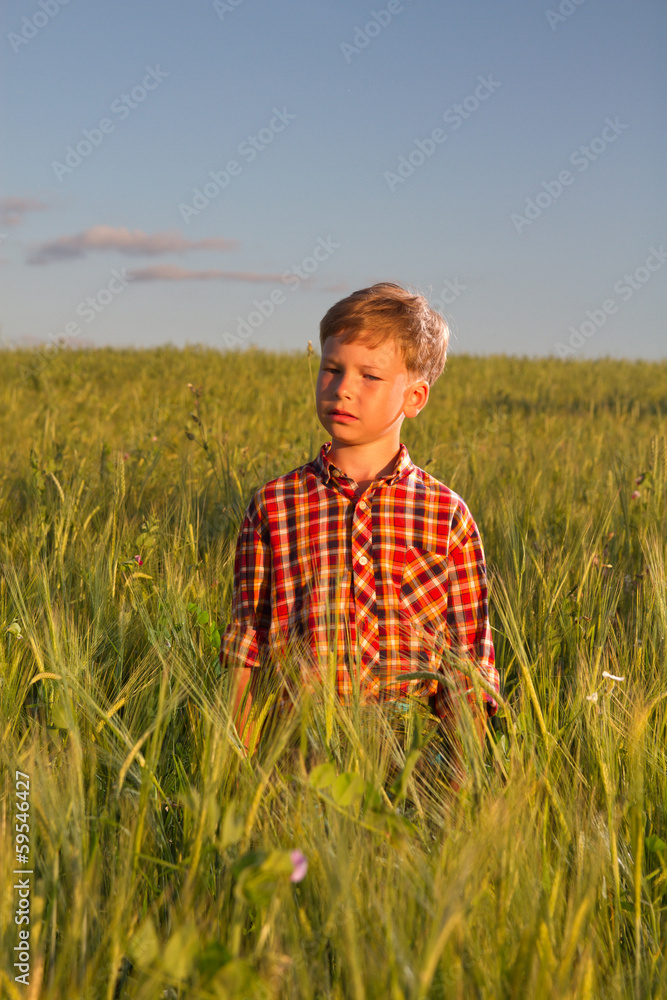 boy in the outdoors