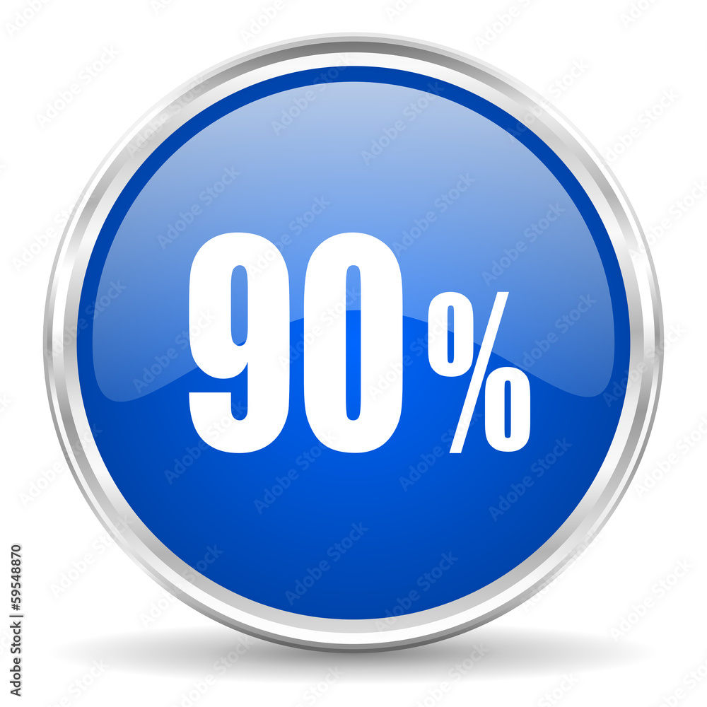 90 percent icon 90 percent icon