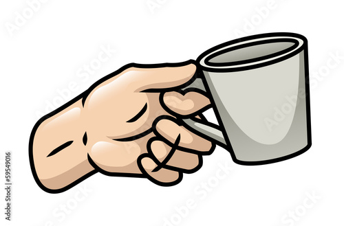 Hand Holding A Mug