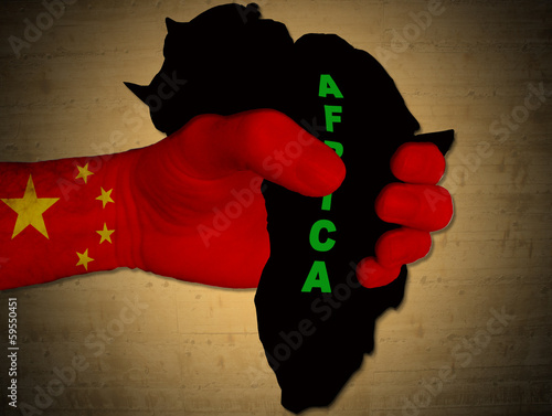 Tablou canvas China's economic invasion of Africa