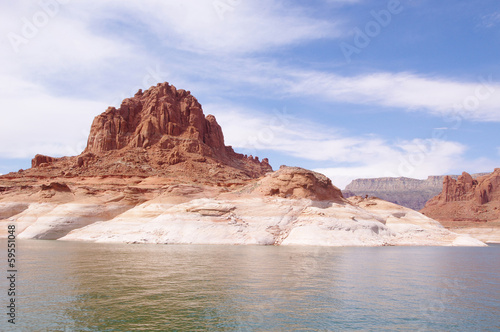 Rock formation in Glen Canyon  Arizona  USA