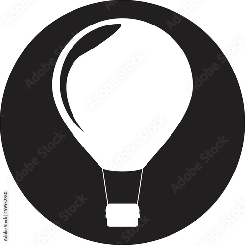 hot air balloon icon