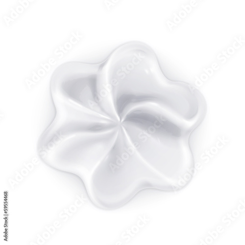 Whipped cream vector icon